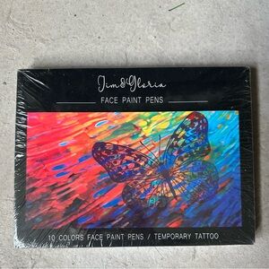 Jim & Gloria Face Paint Pens 10 count new in sealed box